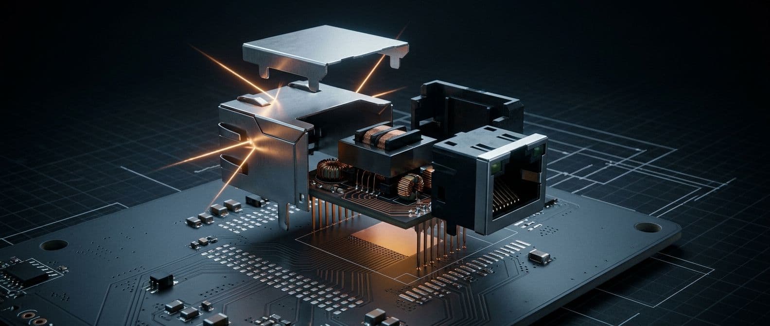 Integrated RJ45 Modules: Maximizing EMI Shielding for Industrial Ethernet